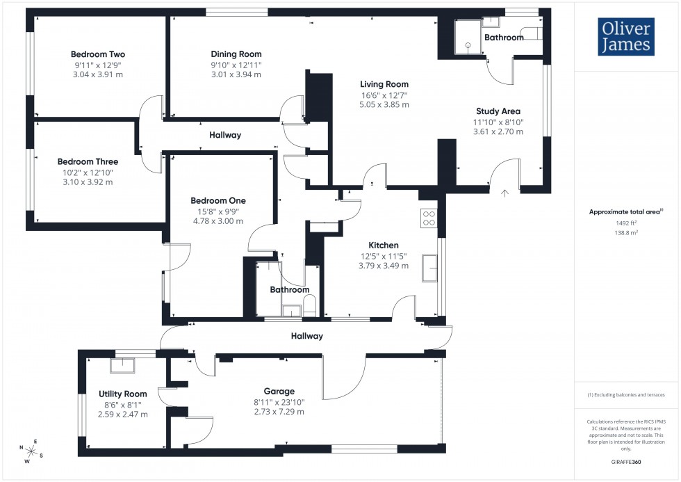 Floorplan for Aversley Road, Sawtry
