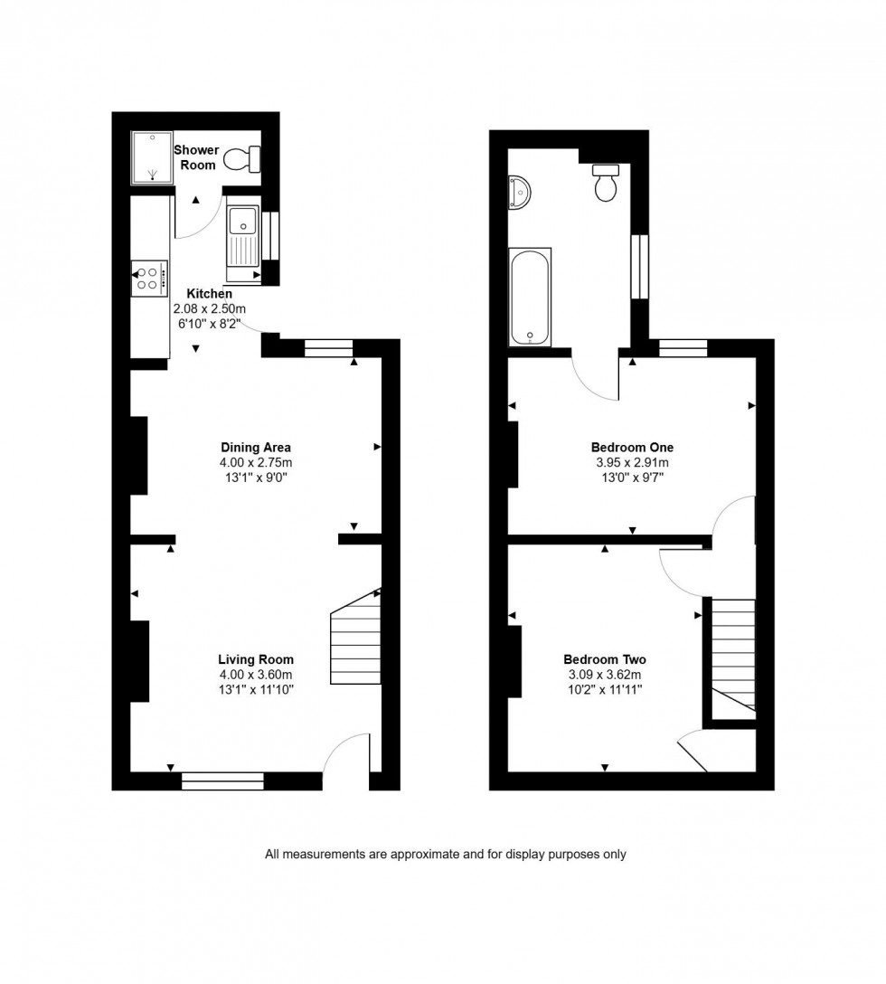 Floorplan for Merritt Street, Huntingdon