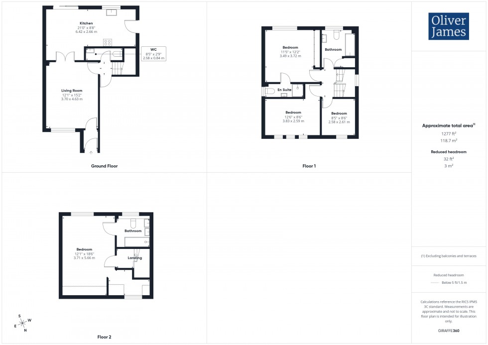 Floorplan for Flamsteed Drive, Hinchingbrooke Park