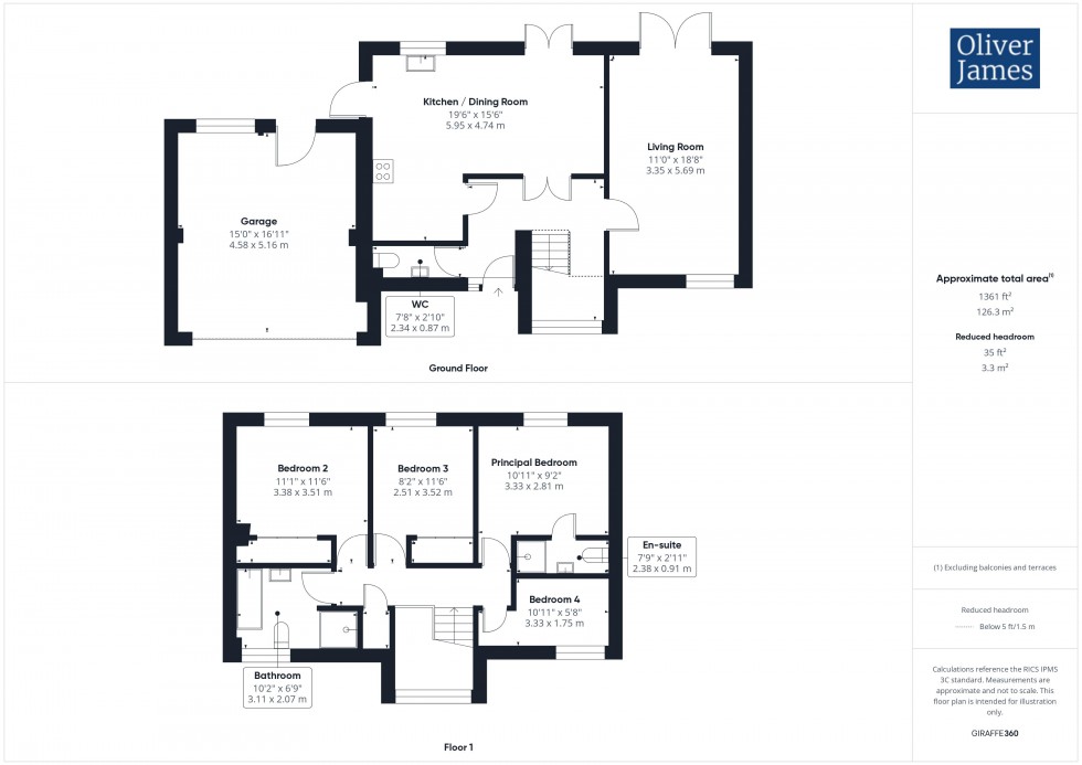 Floorplan for Belle Isle Crescent, Brampton