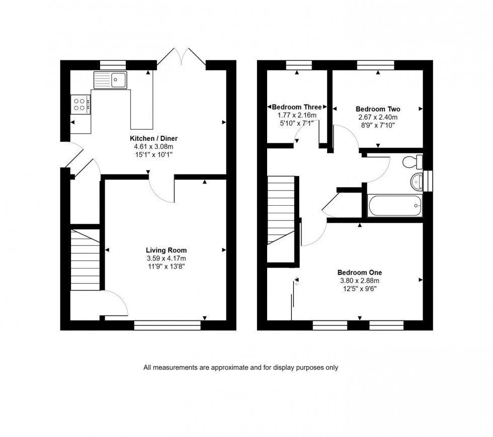 Floorplan for Grasmere, Stukeley Meadows, Huntingdon