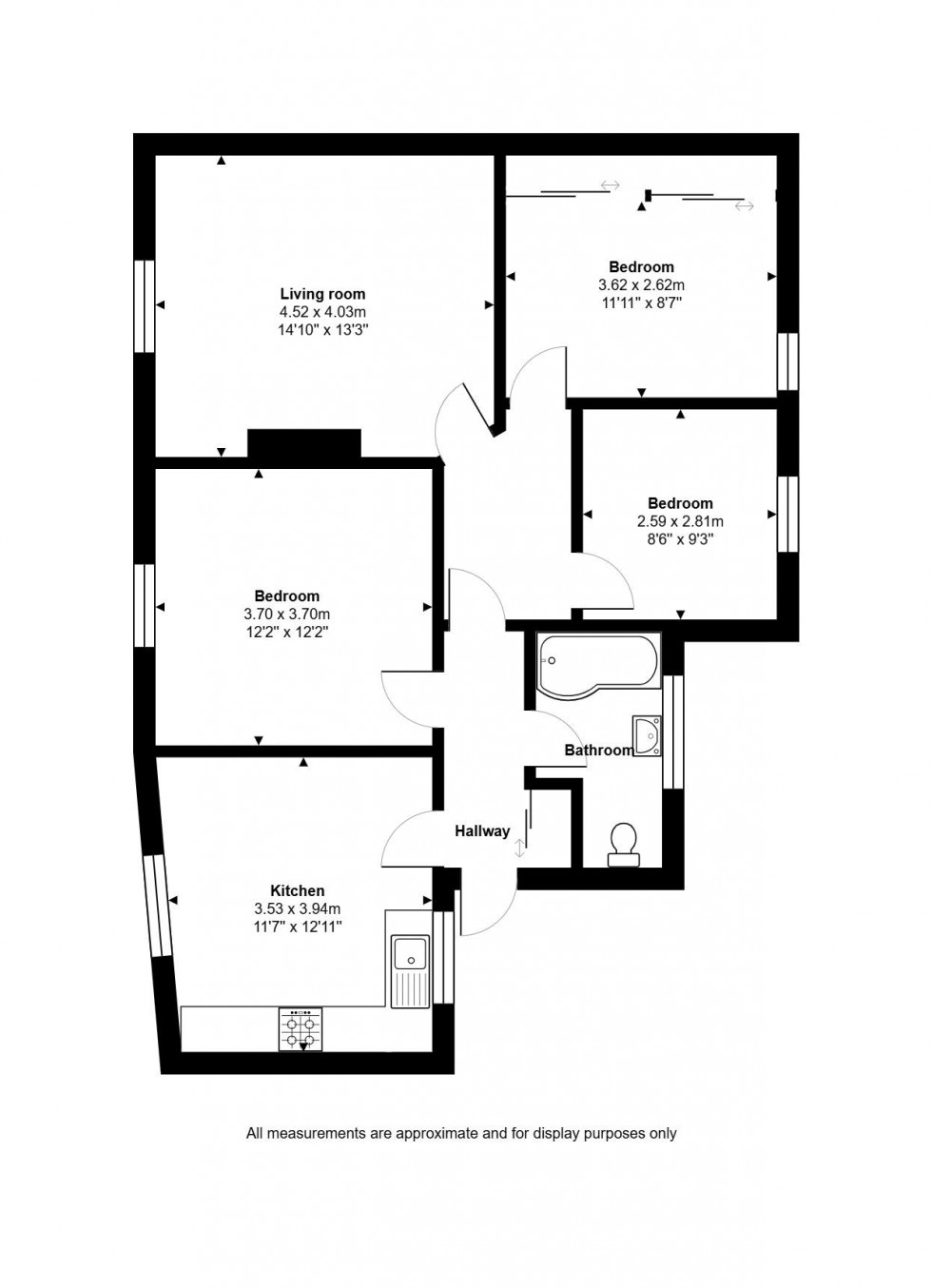 Floorplan for The Green, Houghton