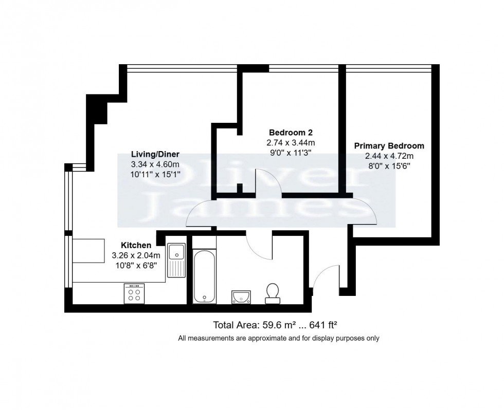 Floorplan for Grammar School Walk, Huntingdon, Cambridgeshire