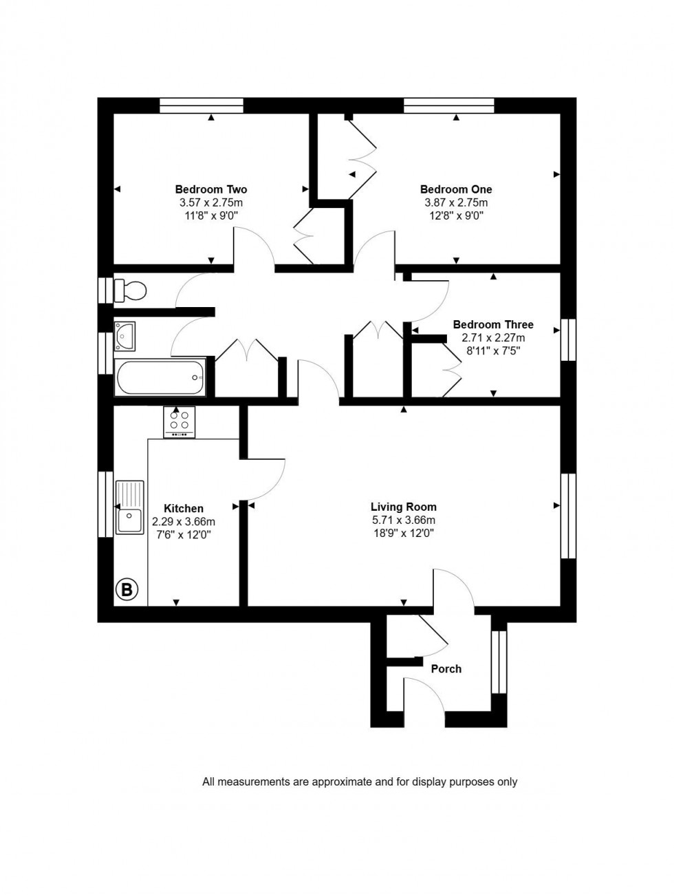 Floorplan for Williams Close, Brampton