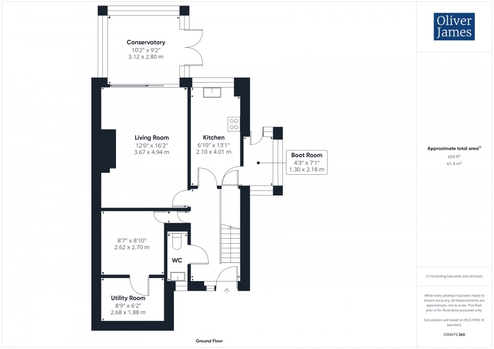 Floorplan for Sapcote Way, Sawtry, PE28