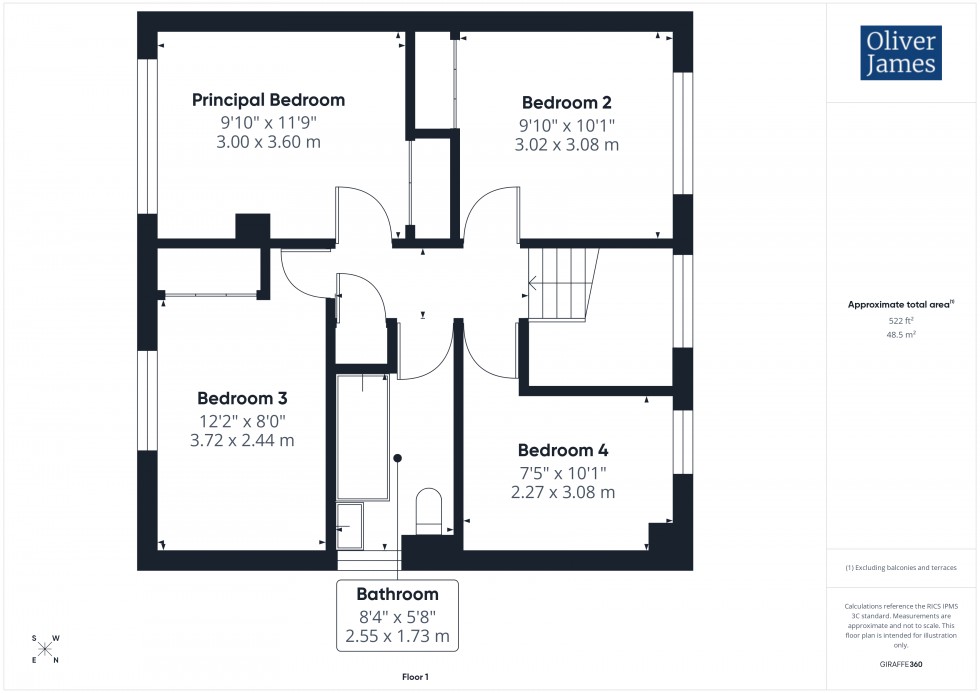 Floorplan for Chapel End, Great Gidding, PE28