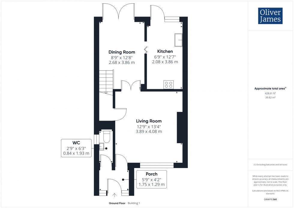 Floorplan for Cromwell Way, Sawtry, PE28