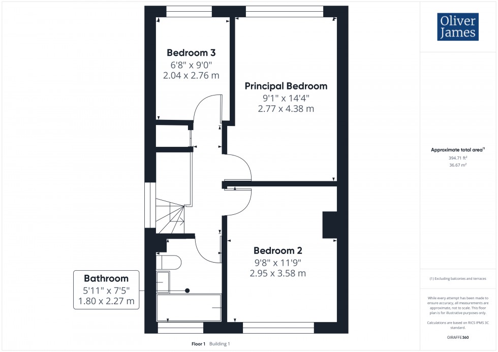 Floorplan for Cromwell Way, Sawtry, PE28