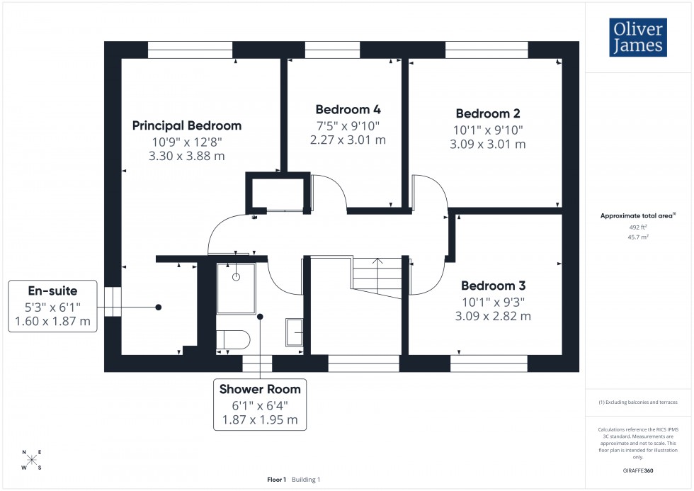 Floorplan for Chequers Close, Alconbury Weston, PE28