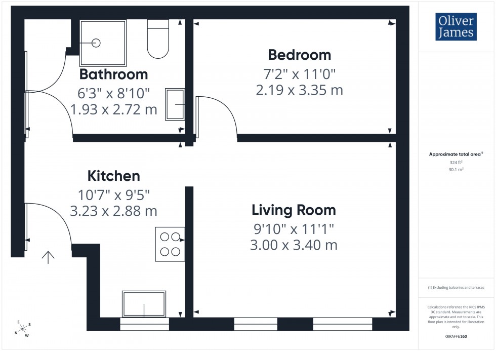 Floorplan for High Street, Brampton, PE28