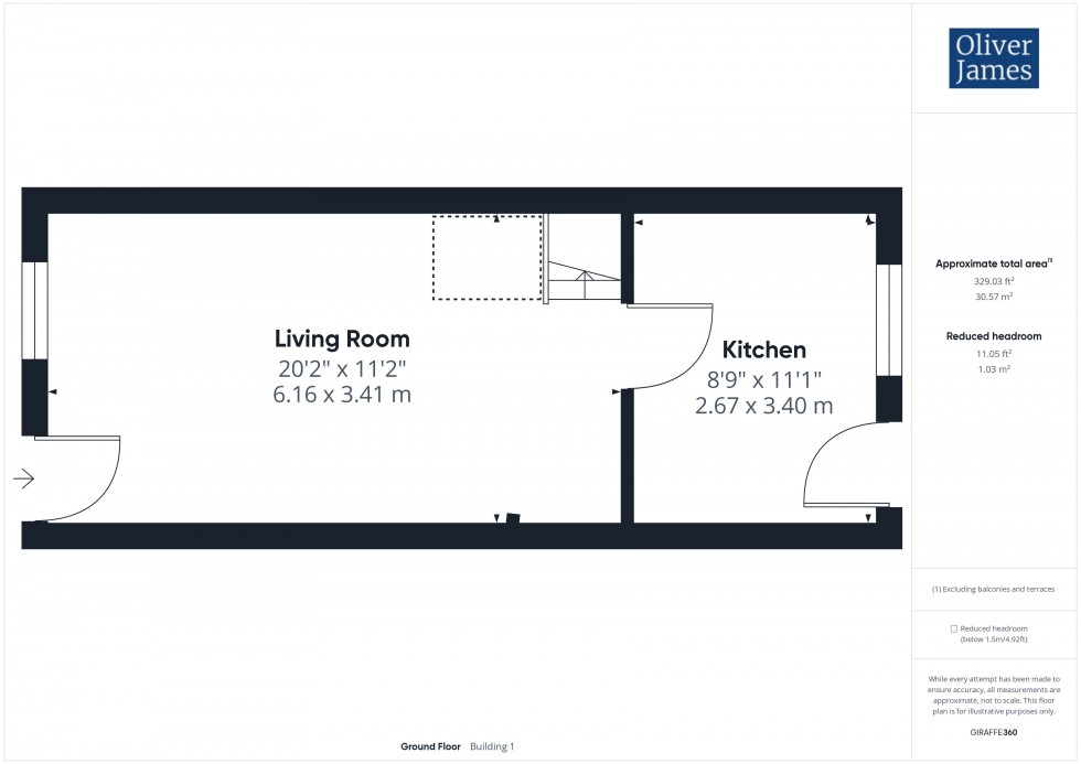 Floorplan for Miller Way, Brampton, PE28