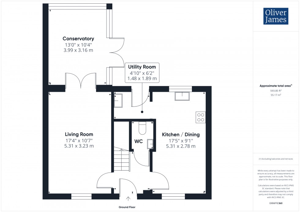 Floorplan for Collinson Crescent, Sapley, PE28