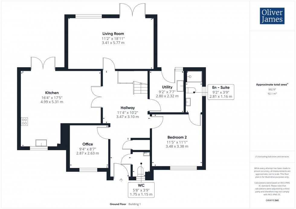 Floorplan for Sapley Road, Hartford, PE29