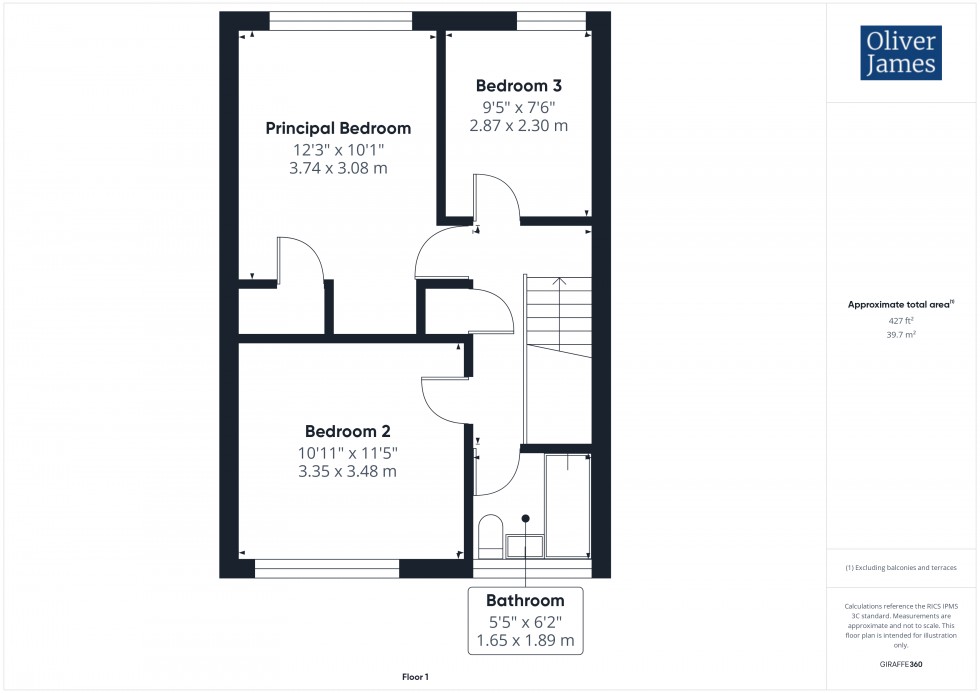 Floorplan for Norfolk Road, Huntingdon, PE29