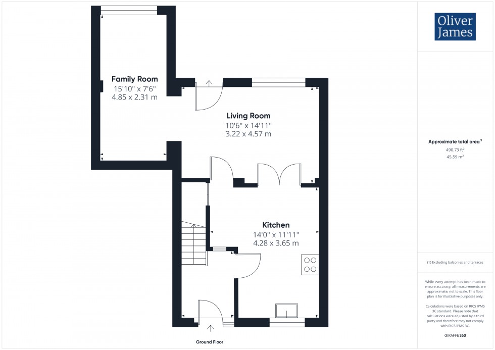 Floorplan for Wheatsheaf Road, Alconbury Weston, PE28