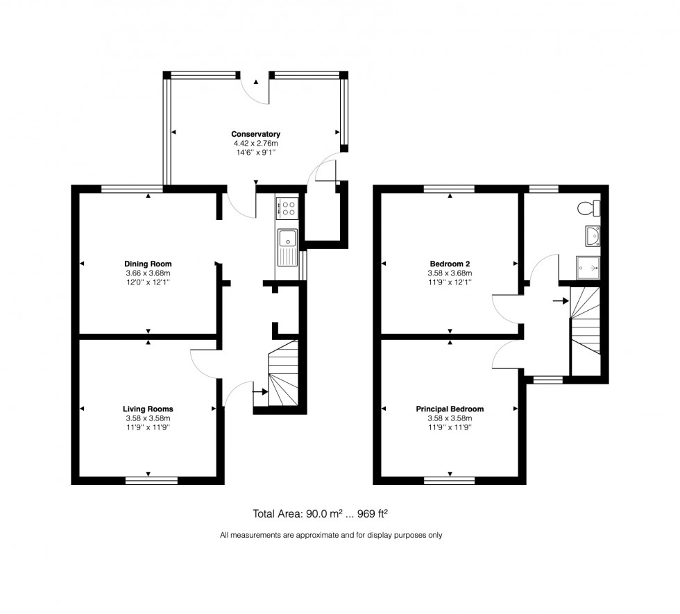 Floorplan for Bassett Place, Oundle, PE8