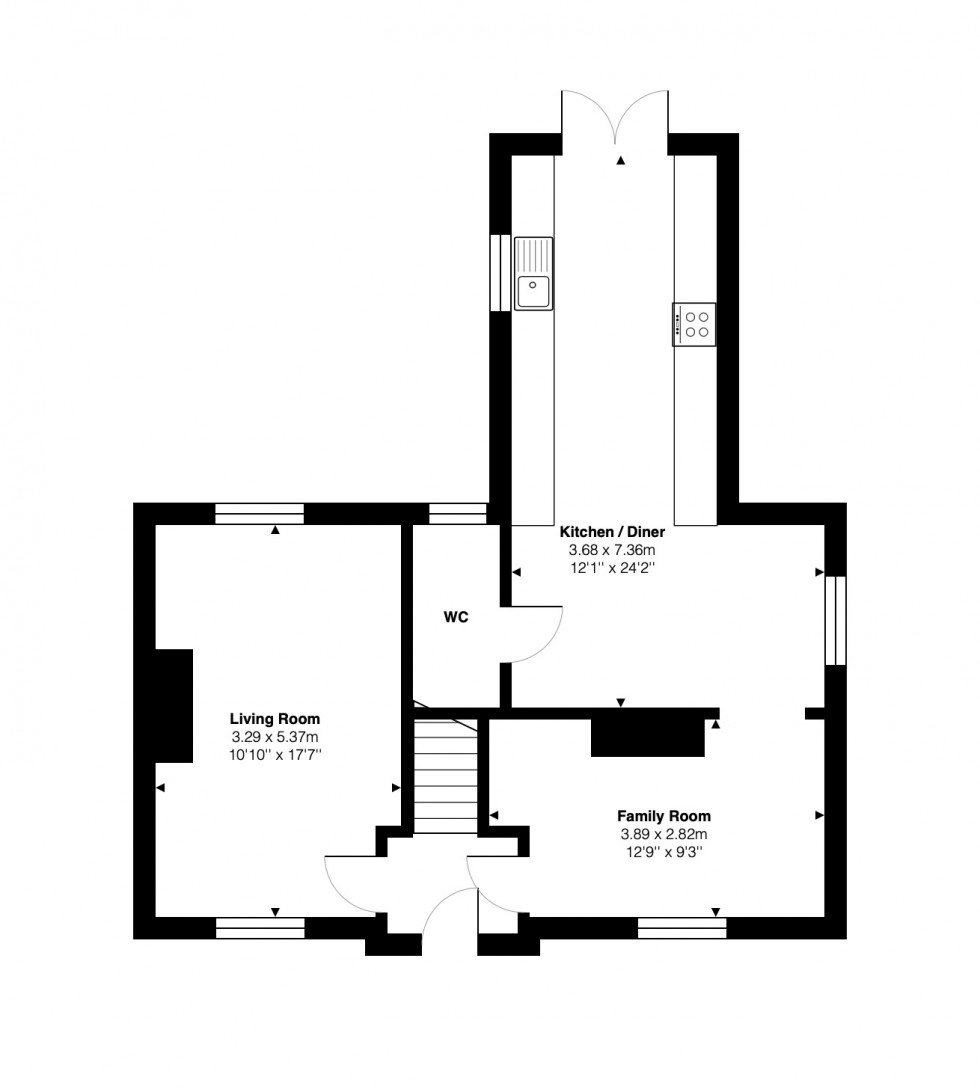Floorplan for Green End Road, Sawtry, PE28