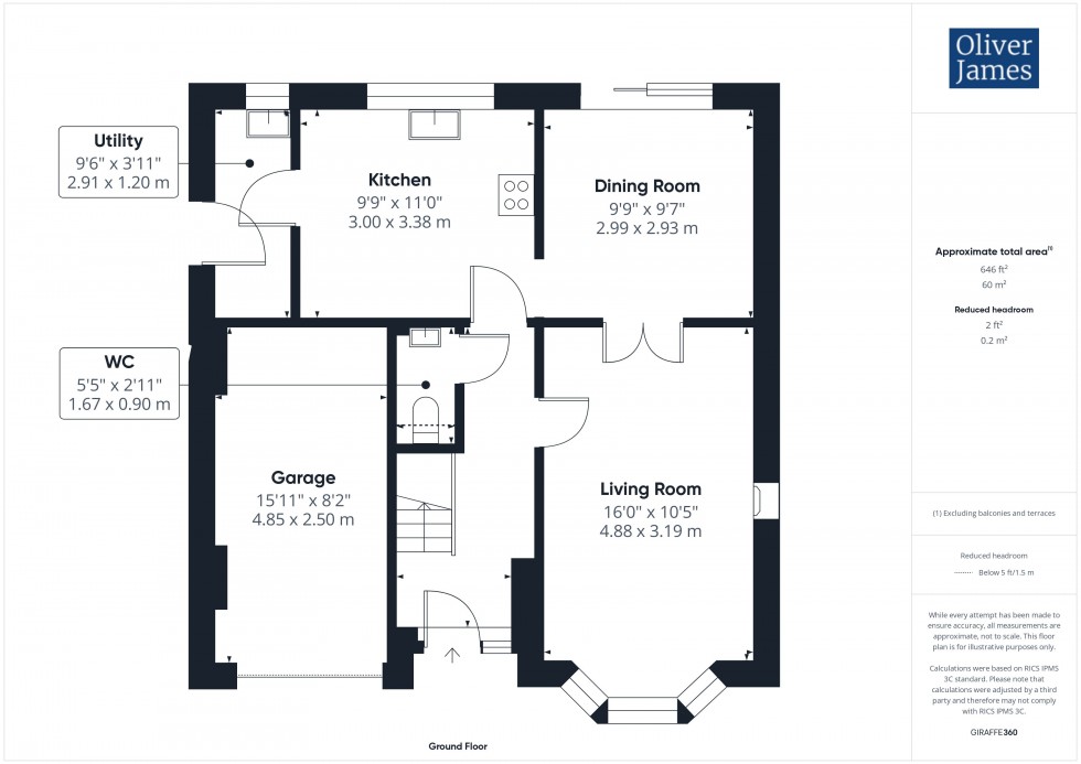 Floorplan for The Maltings, Sawtry, PE28