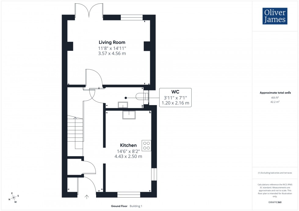 Floorplan for Hetley Close, Brampton, PE28