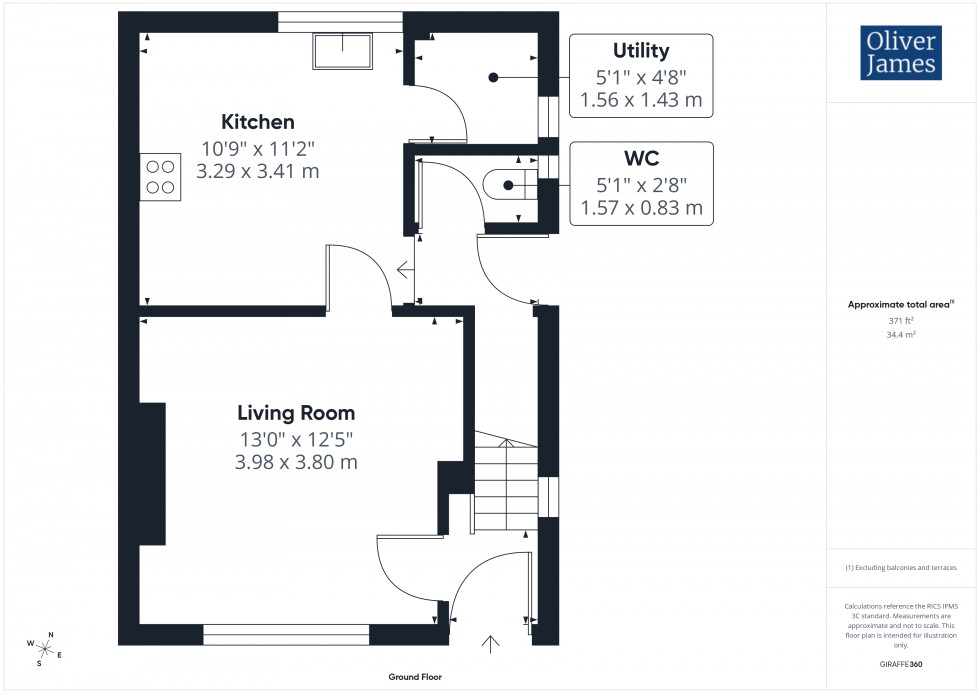 Floorplan for Howitts Gardens, Eynesbury, PE19