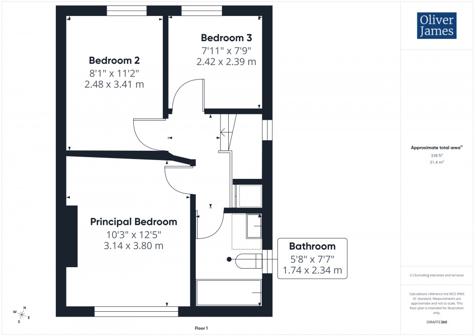 Floorplan for Howitts Gardens, Eynesbury, PE19