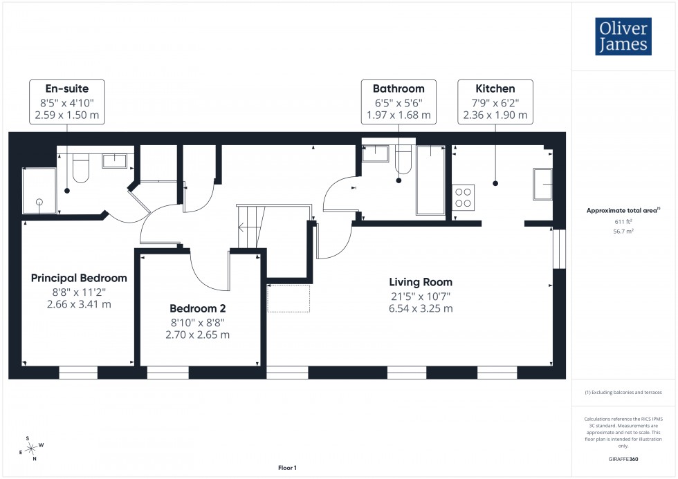 Floorplan for Christie Drive, Huntingdon, PE29