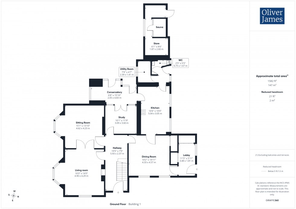 Floorplan for Green End Road, Sawtry, PE28