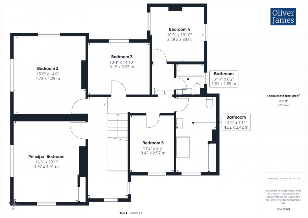 Floorplan for Green End Road, Sawtry, PE28
