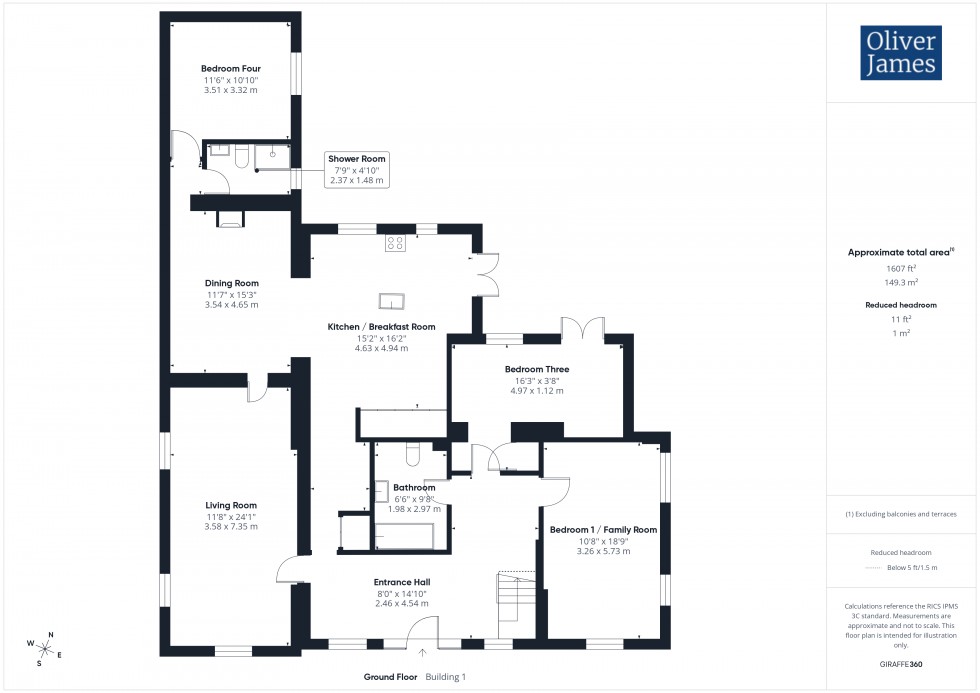 Floorplan for Church Road, Conington, PE7