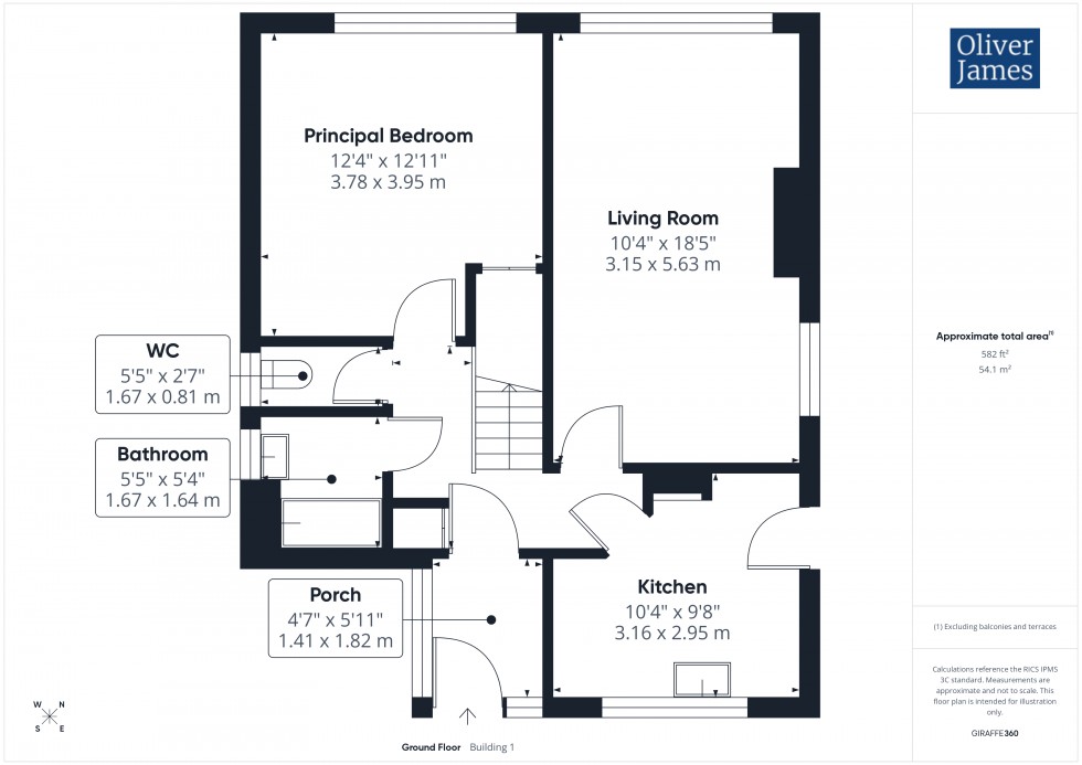 Floorplan for Abbots Crescent, St. Ives, PE27