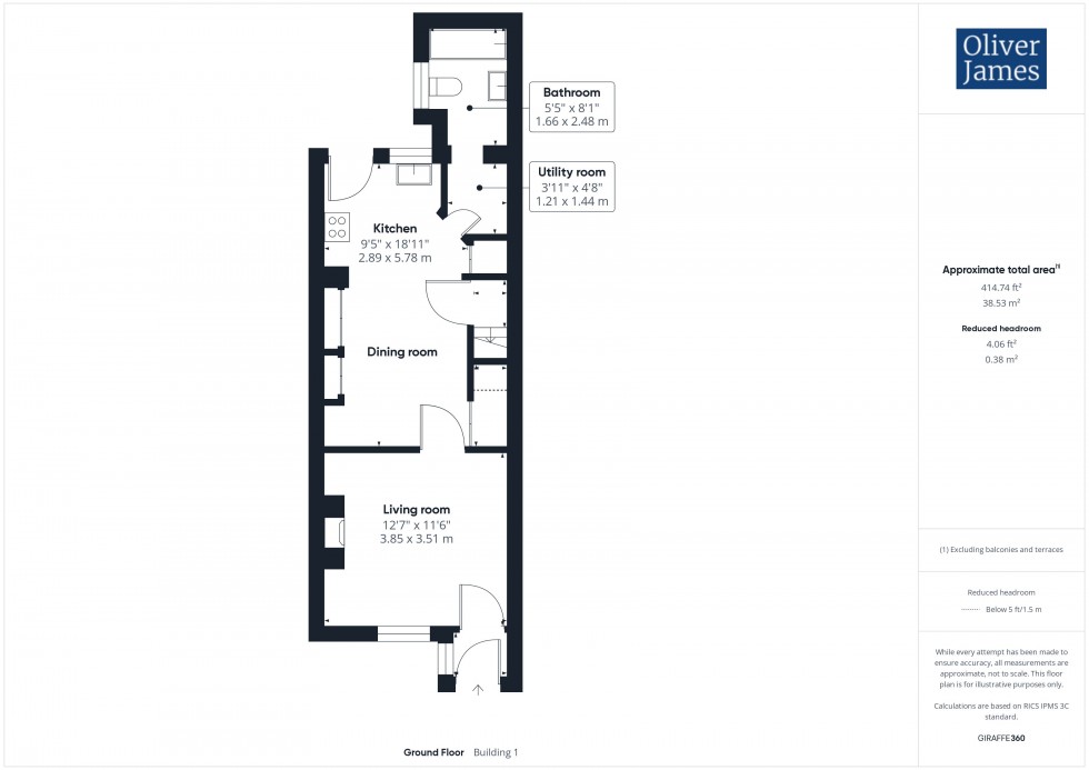 Floorplan for High Street, Needingworth, PE27