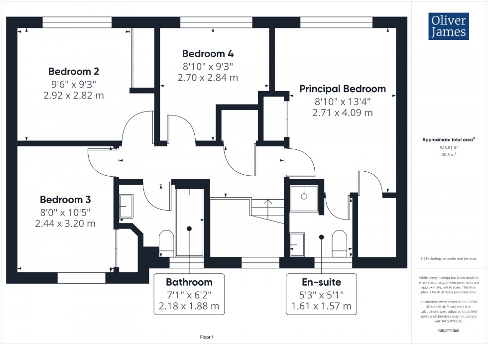 Floorplan for Peaks Court, Huntingdon, PE29