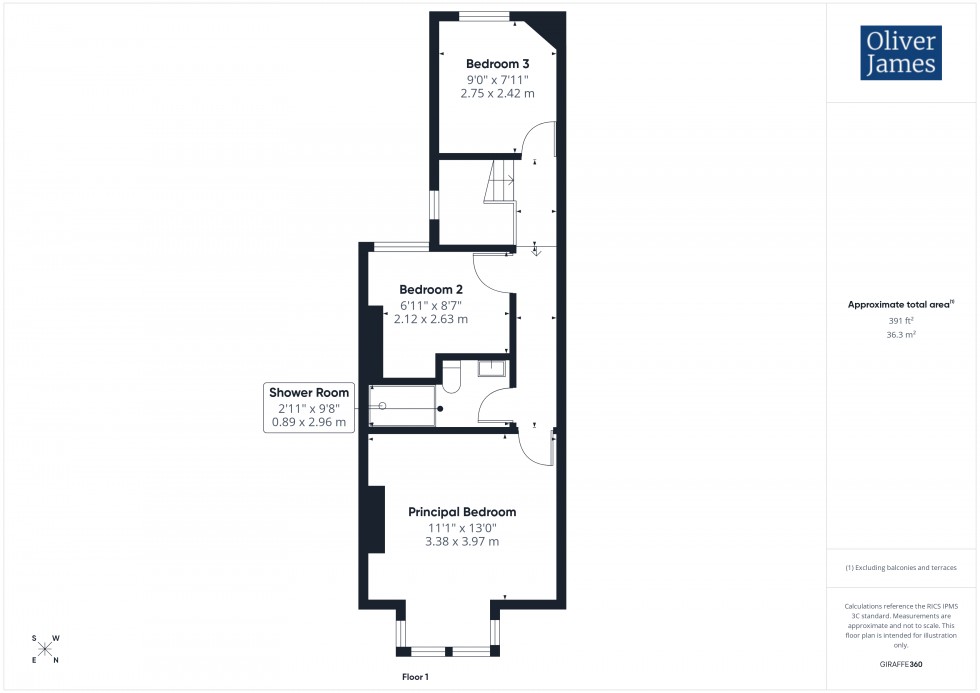 Floorplan for Euston Street, Huntingdon, PE29