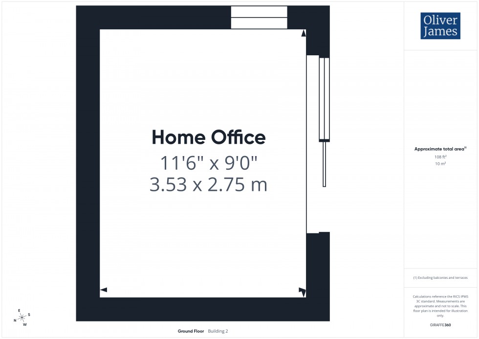 Floorplan for Rowell Way, Sawtry, PE28