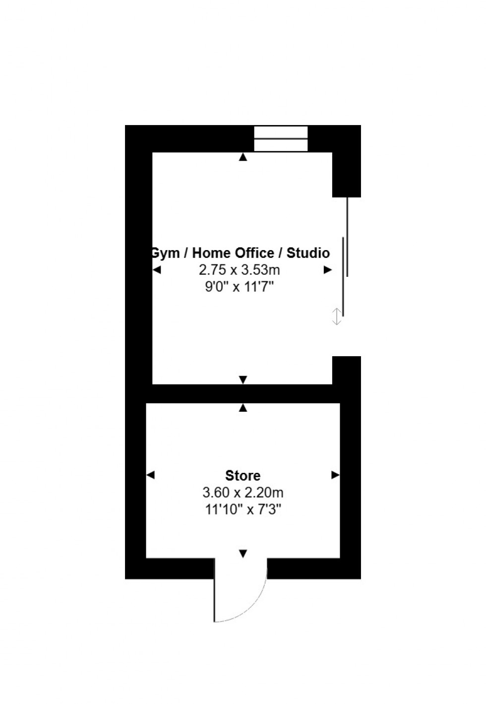 Floorplan for Rowell Way, Sawtry, PE28