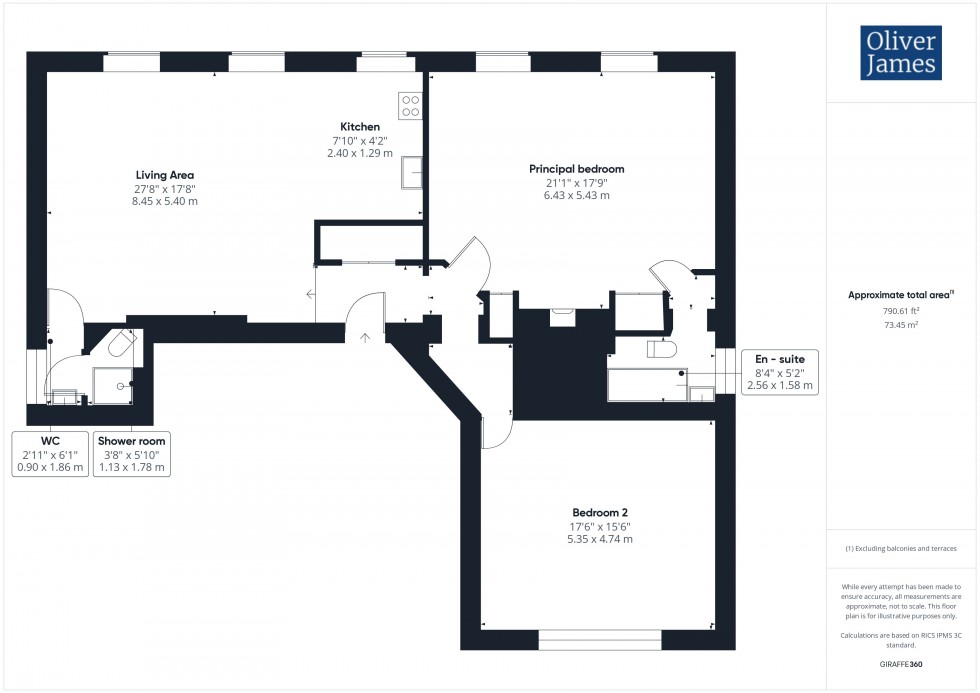 Floorplan for George Street, Walden House George Street, PE29