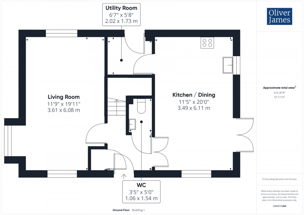 Floorplan for Haynes Close, Sawtry, PE28