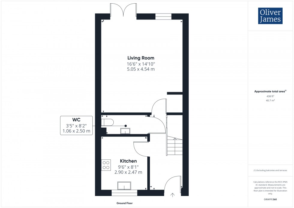 Floorplan for Fox Hole Close, Warboys, PE28