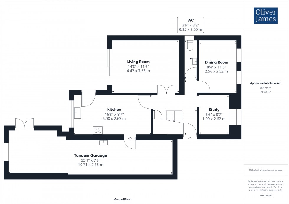 Floorplan for Snowdonia Way, Huntingdon, PE29