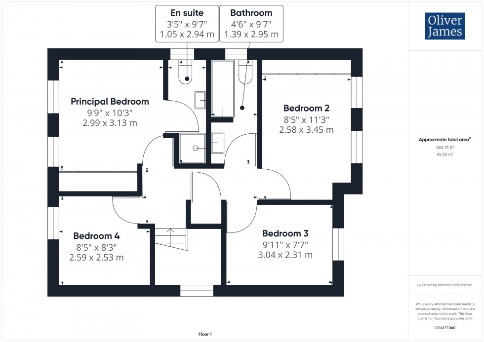 Floorplan for Snowdonia Way, Huntingdon, PE29