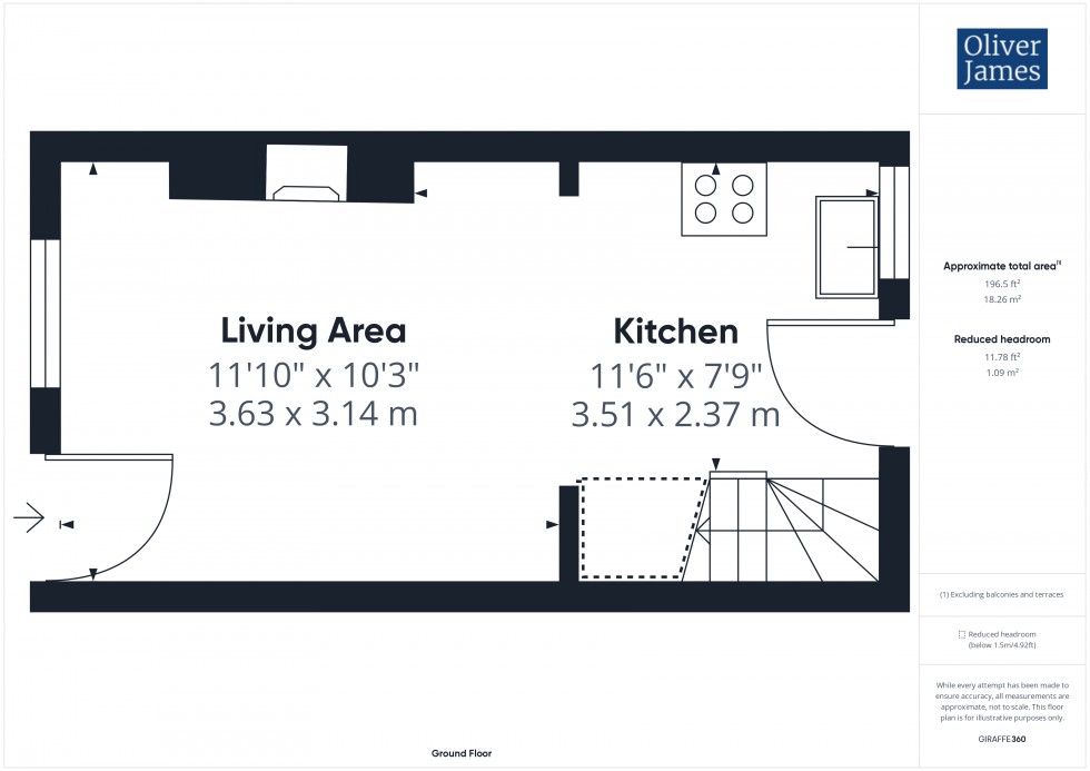 Floorplan for Ouse Walk, Huntingdon, PE29