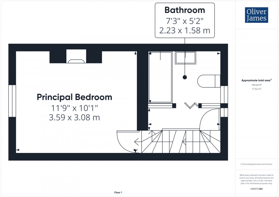 Floorplan for Ouse Walk, Huntingdon, PE29