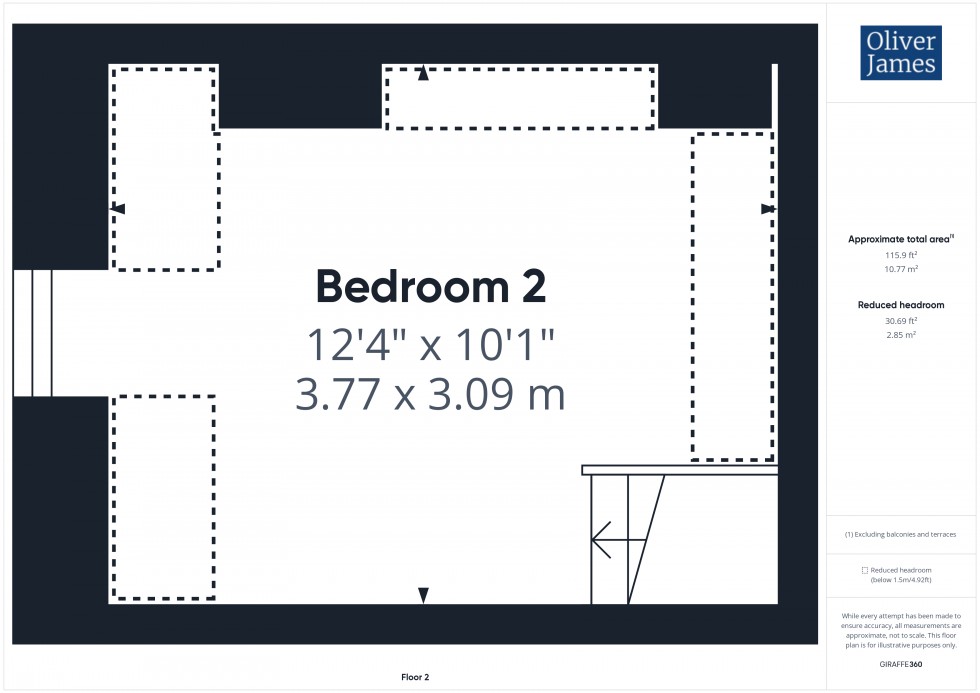 Floorplan for Ouse Walk, Huntingdon, PE29