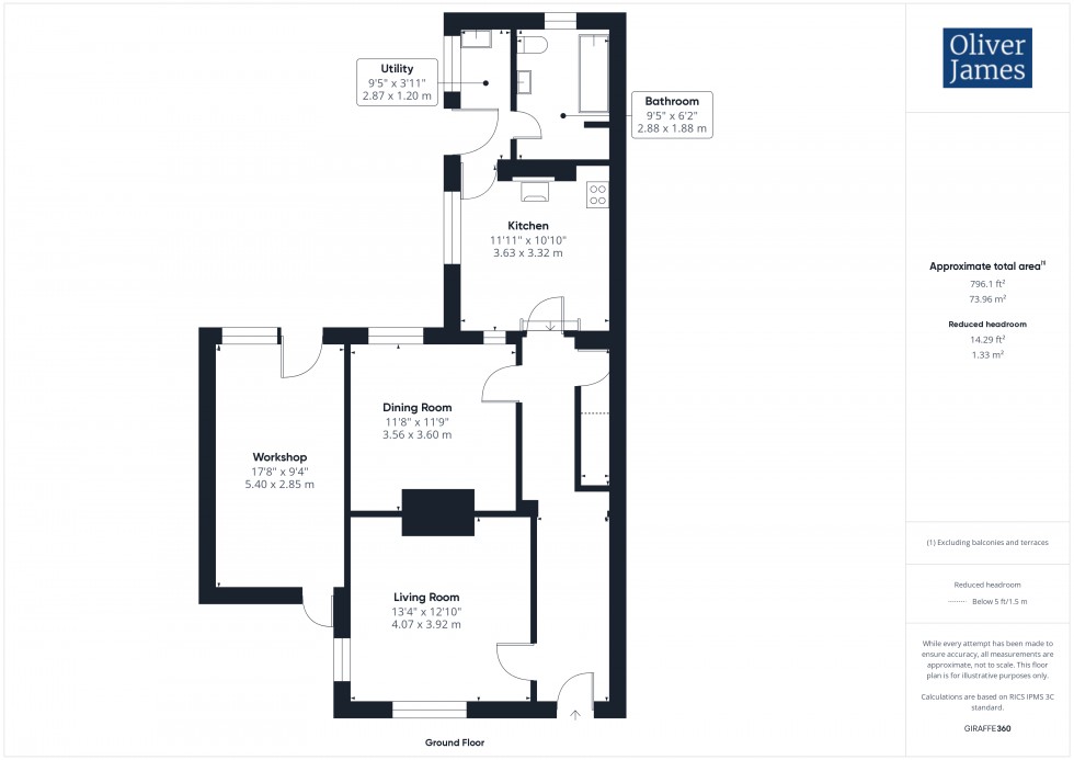 Floorplan for East Street, Huntingdon, PE29