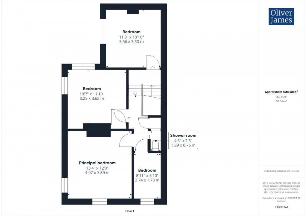 Floorplan for East Street, Huntingdon, PE29