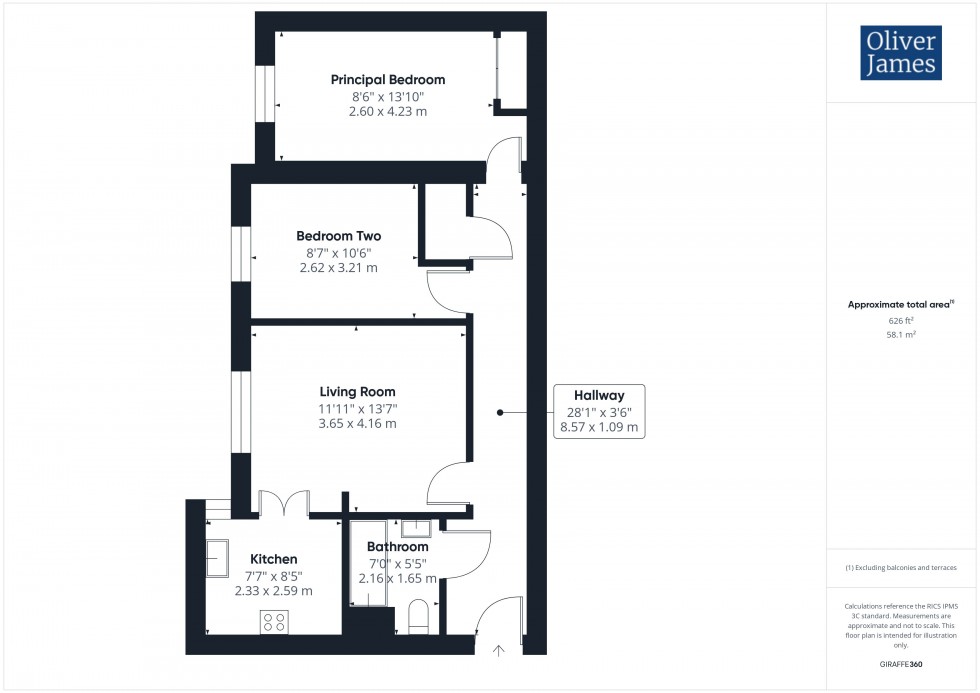 Floorplan for George Street, The Views George Street, PE29