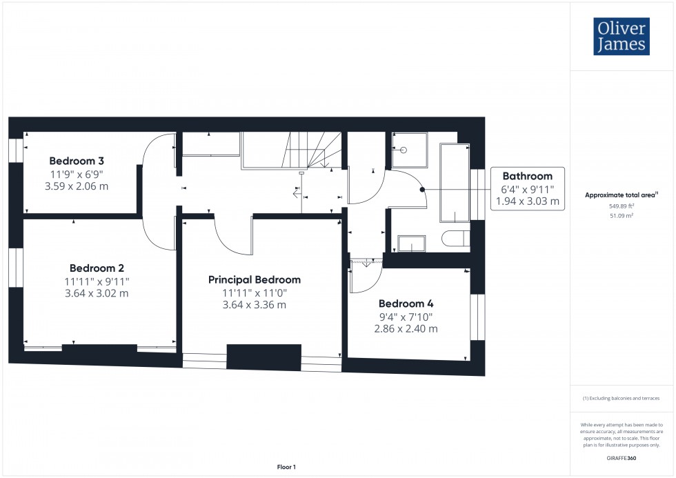 Floorplan for Ingram Street, Huntingdon, PE29