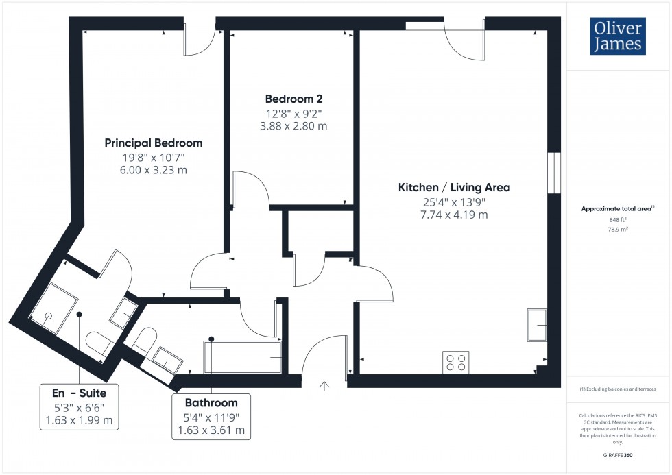 Floorplan for Princes Street, Huntingdon, PE29