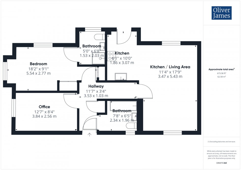 Floorplan for Stokes Drive, Godmanchester, PE29