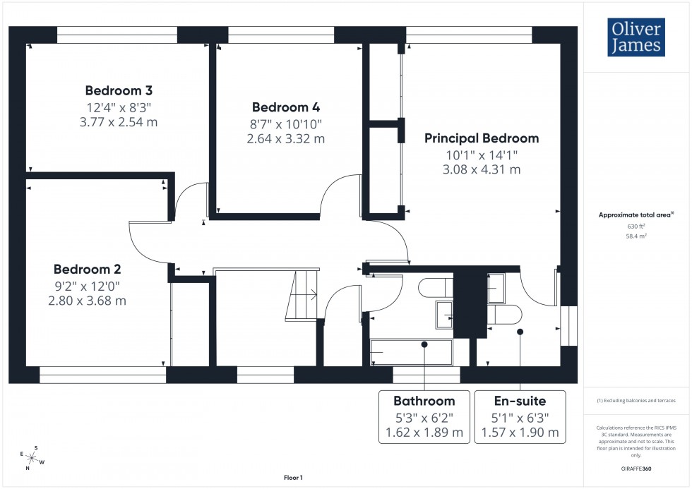 Floorplan for Florida Avenue, Hartford, PE29